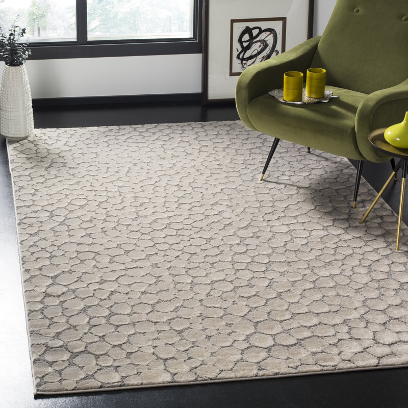 Edvin Performance Geometric Rug, Rectangle 6'7" x 9'