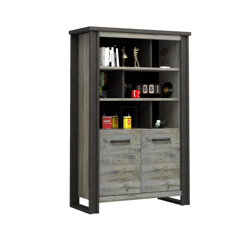 Bouffard 180 cm H x 119 cm W Library Bookcase