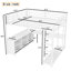 Space-saving Metal Loft Bed With Storage, Modern Style For Home