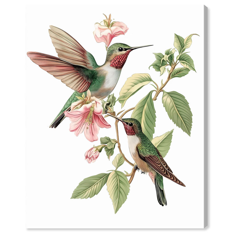 «Berylline pair», reproduction d'art sur toile par Art Remedy, Toile tendue avec châssis, H 20 po x l 16 po
