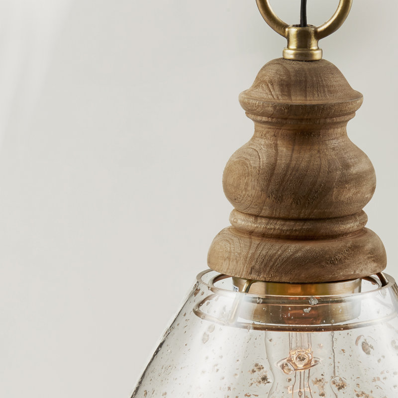 Luminaire suspendu en forme de cloche à 1 lumière Jorian