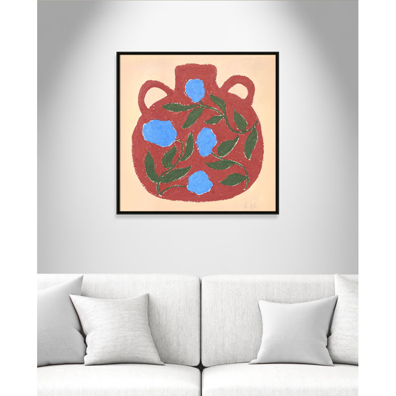 Impression de vase Colette n ° 04 par Camilla Bergqvist, Espresso, H 31,5 po x l 31,5 po