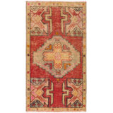 Antique One of a Kind One-of-a-Kind 1'8" x 3'1" Hand Knotted Area Rug