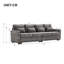 Bobi 4 Seater Linen Sofa & Chaise-1432732416