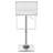 Alameda Chrome And  Adjustable Bar Stool (No Including  Table)