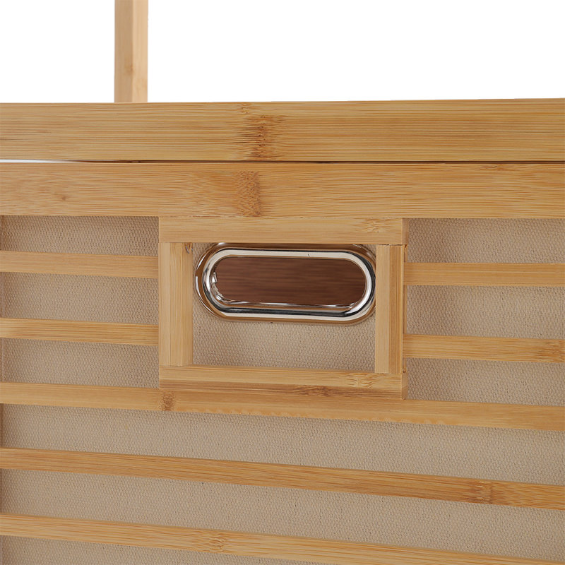 Bamboo Laundry Basket with Handles