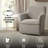 Augustine Upholstered Swivel Armchair-1518677829