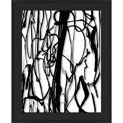 Shadowed Lines 3 Framed Painting