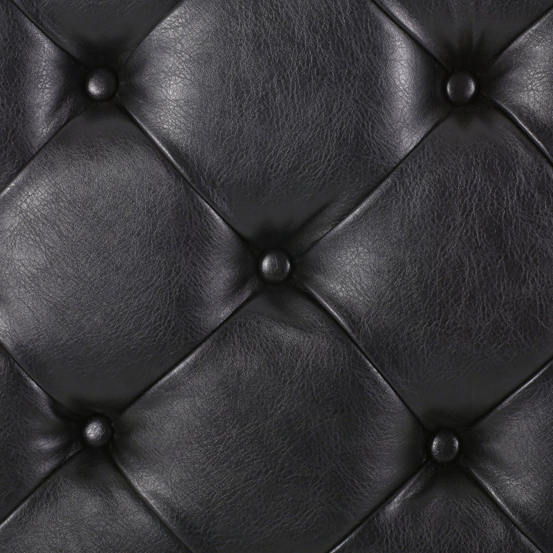 ROUND OTTOMAN, Black