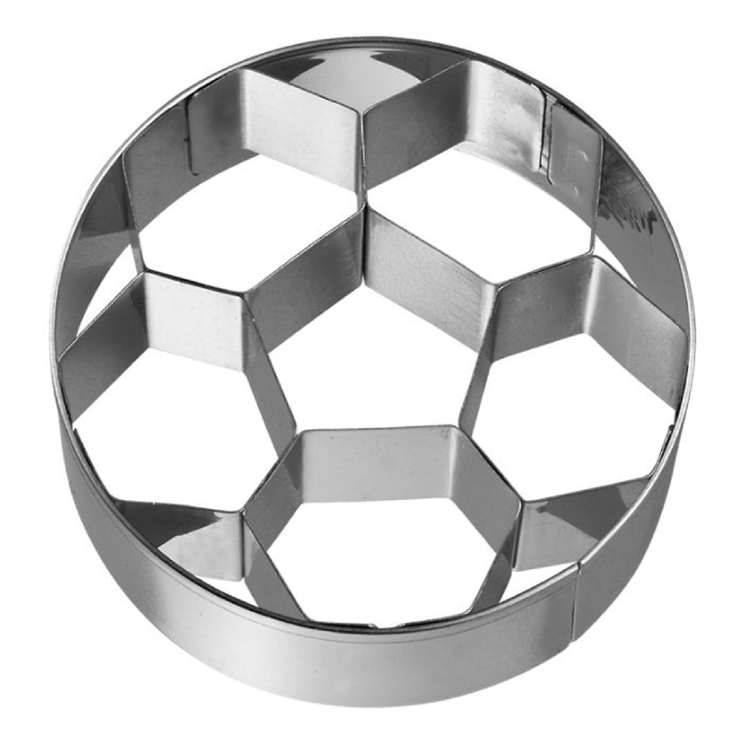 Große 6,5 cm Fußball-Ausstechform