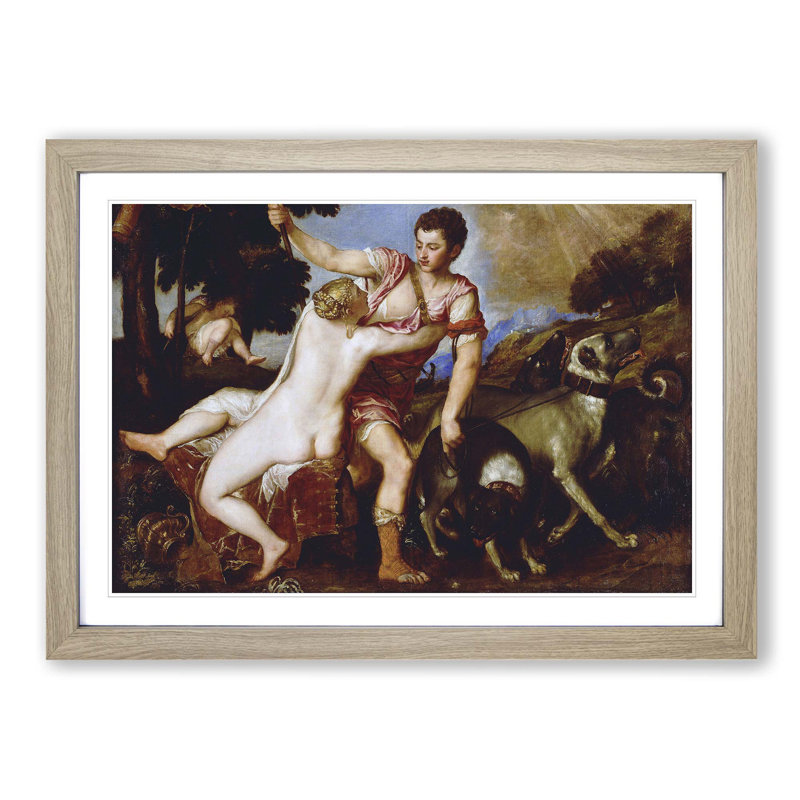Titian - Single Picture Frame Painting, Oak