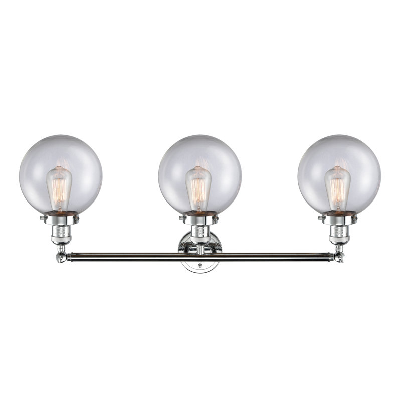 Lorri 3 - Light Vanity Light, Incandescent, Clear, Polished Chrome
