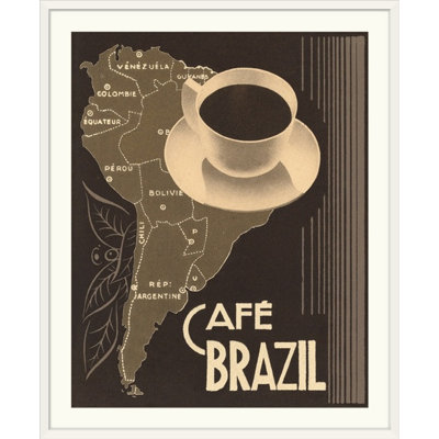 «Cafe Brasil II», affiche vintage