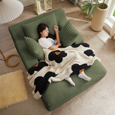Chaise longue avec coussin moelleux