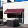 META 300cm W x 250cm D Fabric Cover Retractable Patio Awning