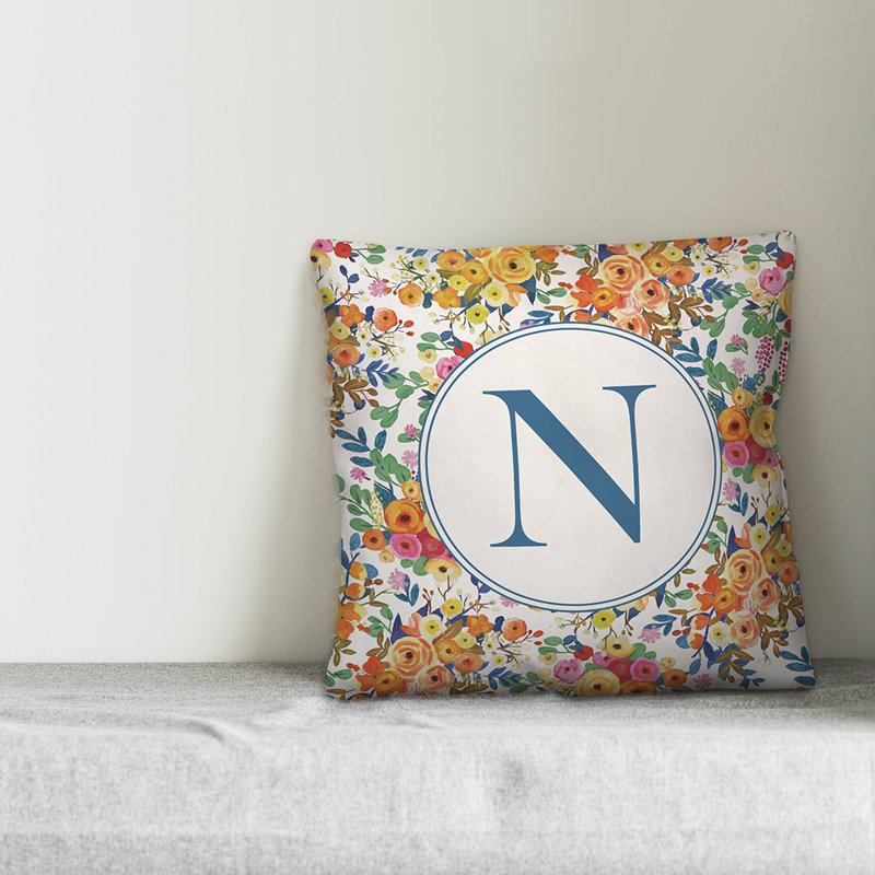 Housse et insert de coussin carré Wildflower, N
