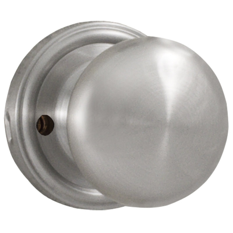 Bouton de porte privée Impresa, Nickel satiné
