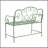 Outdoor Garden Bench-Green
