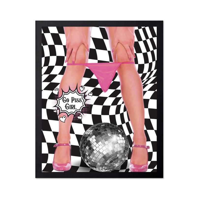 Go Piss Girl, Unframed, Poster, 12"H x 16"W