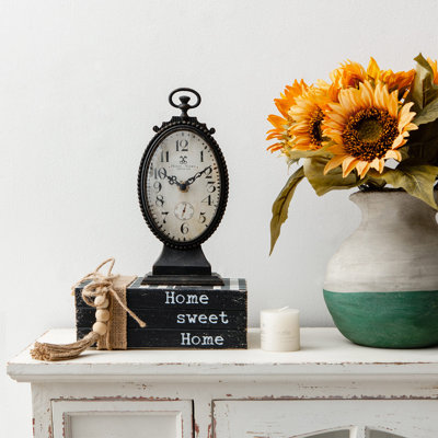 Analogue Quartz Movement / Crystal Tabletop Clock