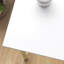 Bureau en bois avec grand bureau et 2 tablettes, blanc