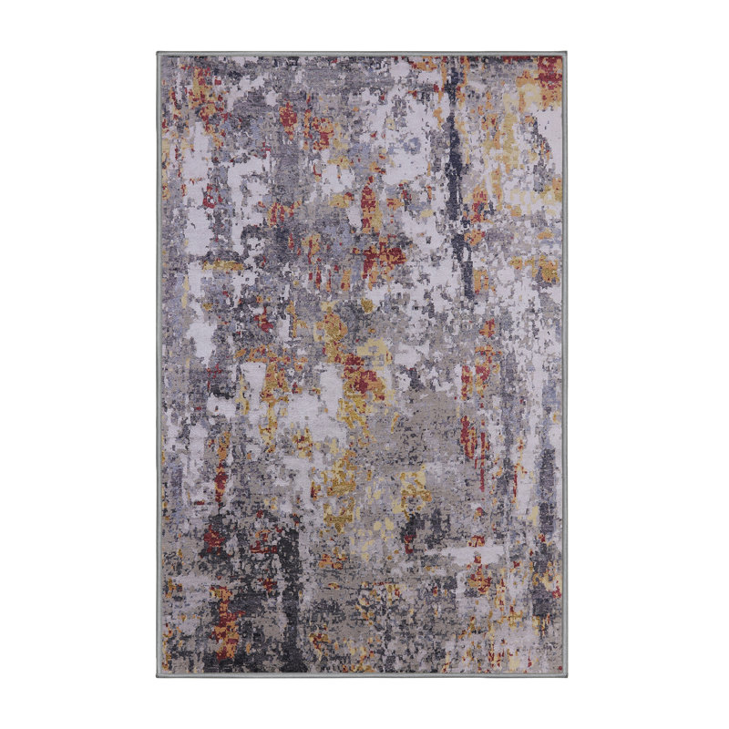 Abstract Indoor Rug, Rectangle 2' x 3'