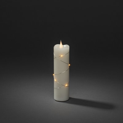 3D Moving Flame Battery Candle