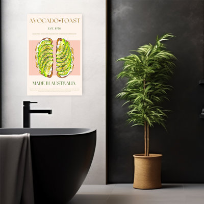 «Fresh Avocado Toast», art mural contemporain