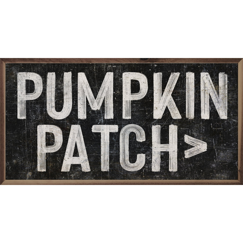 Pumpkin Patch Arrow Black, Black/White, 40" W x 20" H