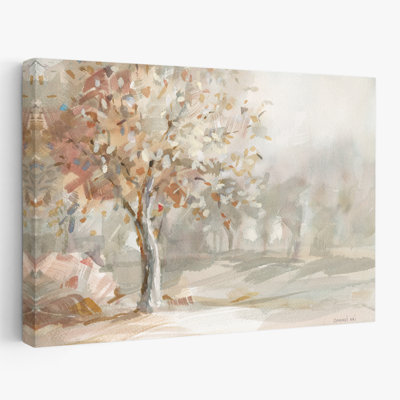 Golden Day - Art d'automne brun sur feuillage