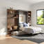 Lits gain d'espace avec rangement, escamotables modernes en bois MDF pour la maison-1121277487