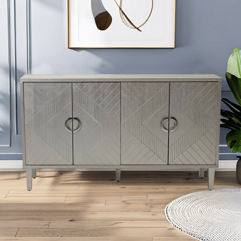 Zeid 59.84 " W Sideboard, Gray