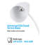Lampe de table esthétique en métal, forme de vase, base E26, 60 W maximum, éclairage de table moderne