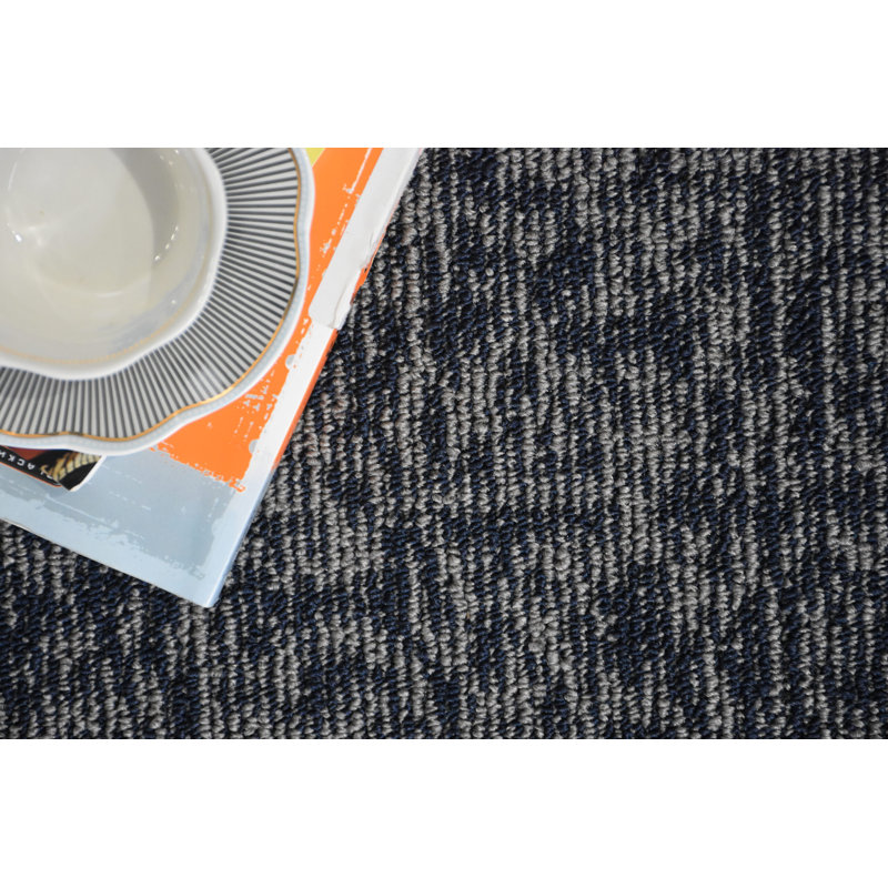 Ensemble de tapis intérieur / extérieur en nylon touffeté à la machine Rorge, Carré 2 pi