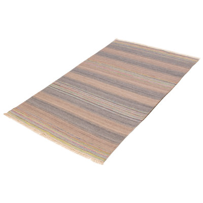 Boho Grey Kilim 5'1" x 8'3"
