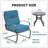 Craigmore 2 - Person Modular Patio Conversation Sets with Cushions-1911272404