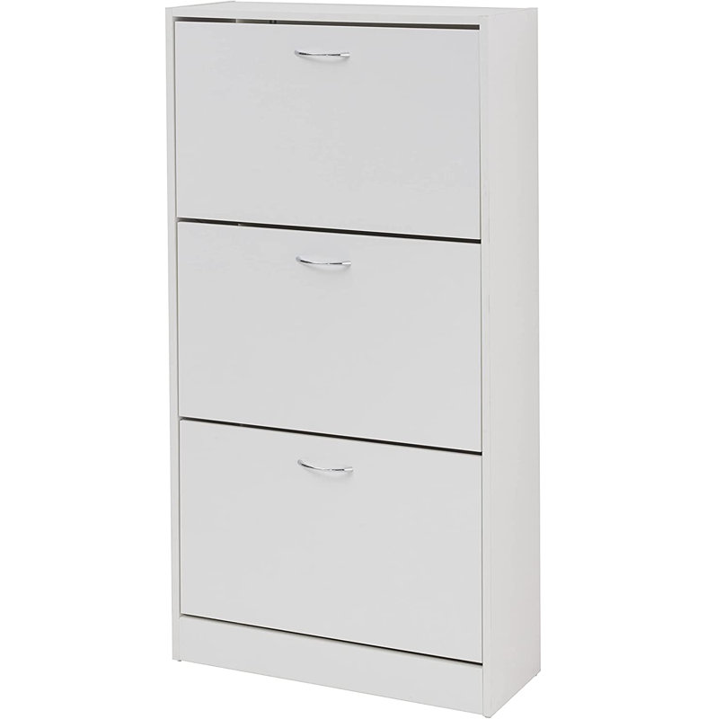 12 Pair Shoe Rack, White