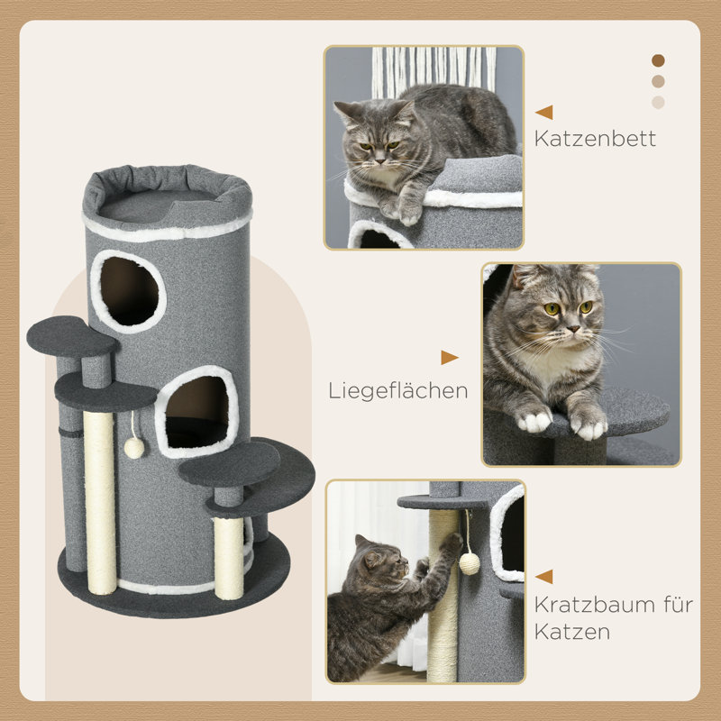251.46cm H Cat Tree
