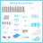 236Pcs Cake Decorating Kit
