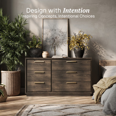 54 " W 6 - Drawer Dresser