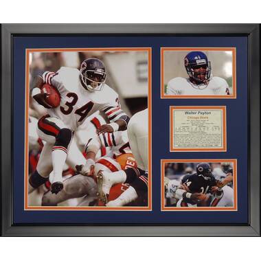 'Brian Urlacher Chicago Bears' Oil Painting Print on Wrapped Canvas East Urban Home Size: 32 H x 24 W