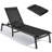Ajoku Full Assembled Aluminum Foldable Chaise Lounge Chair With 5 Position Adjustable Backrest-126094484