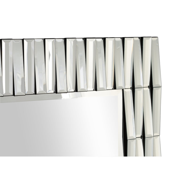 Rhys Glass Flat Wall Mirror