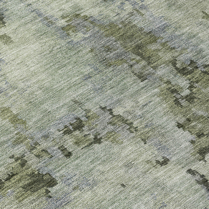 Machine Washable Indoor/Outdoor Francky ACN2360 Casual Rug, Rectangle 5' x 7'6"