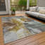 Tapis doré intérieur / extérieur lavable à la machine Claudian ACN1632-104235711