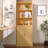 75" Tall Bookcase With Doors, 5 Tier Large Bookshelf With Cabinet, Standing Wood Display Book Shelf For Living Room, Office, Library With Doors-1186487838