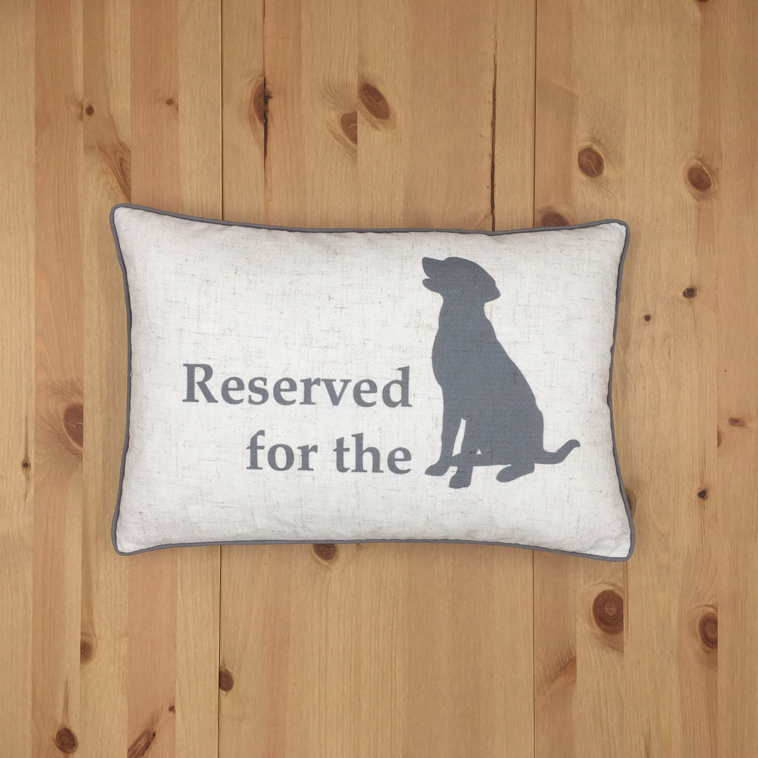 You & Me Reserved for the Dog Pillow Peterborough Home