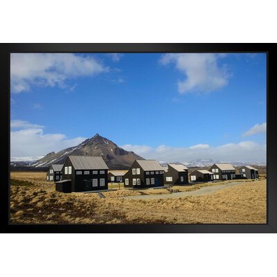 Typical Farm Cottage On Coast In Snaefellsnes Peninsula Iceland Photo Art Print Black Wood Framed Poster 20X14 -  Gracie Oaks, 703B4819B5854397A3588488703DED7E