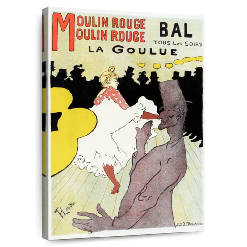 Aime Moulin Rouge, La Goulue, 1898, H 48 po x l 32 po