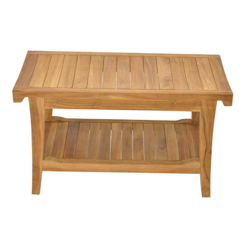 Whitley 30'' W Teak Shower Bench